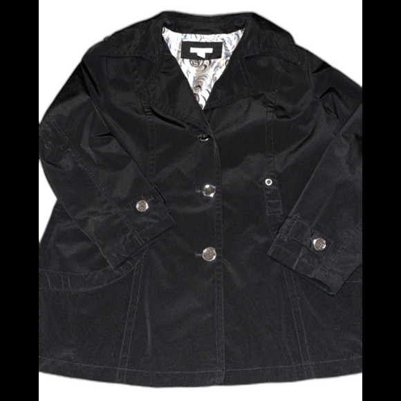 Dress Barn Black Lightweight Jacket Size 14/16 - Picture 1 of 5